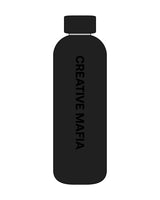 The Water Bottle - Black - CREATIVE MAFIA - Center - Black