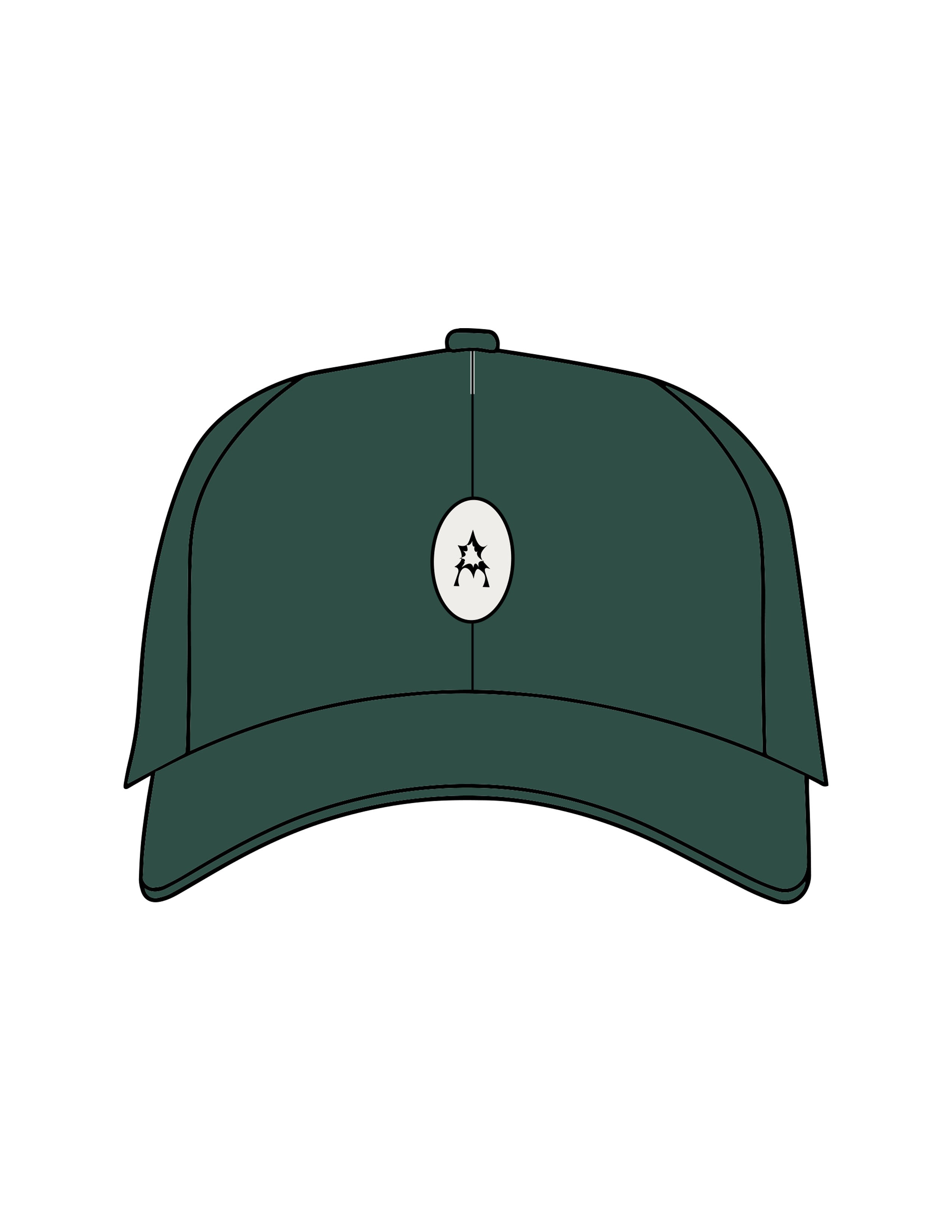 The Dad Hat - Forest - Activate House - Center Crown Oval - Embroidered - Full Color