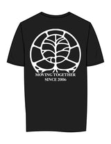 The Womens Tee - Black - EVERCORE - Center Chest Stacked & Back Image Stacked - Printed - White