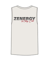 The Mens Tank - Bone - ZENERGY CYCLING - Left Chest & Back - Printed - Full Color