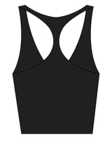 The Racer Tank - Black - Mega NJ - Center Chest "MEGA" - Printed - White