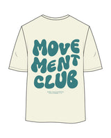 The Womens Oversized Tee - Butter - Surf Salutations - Left Chest & Back Stacked - Printed - Teal