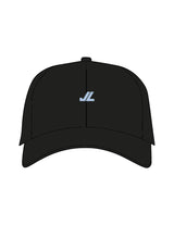 The Dad Hat - Black - JL Marketing - Center Crown - Embroidered - Blue
