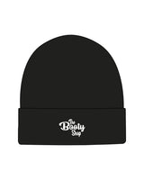 The Beanie - Black - The Booty Shop - Center - Full Text - Embroidered - White