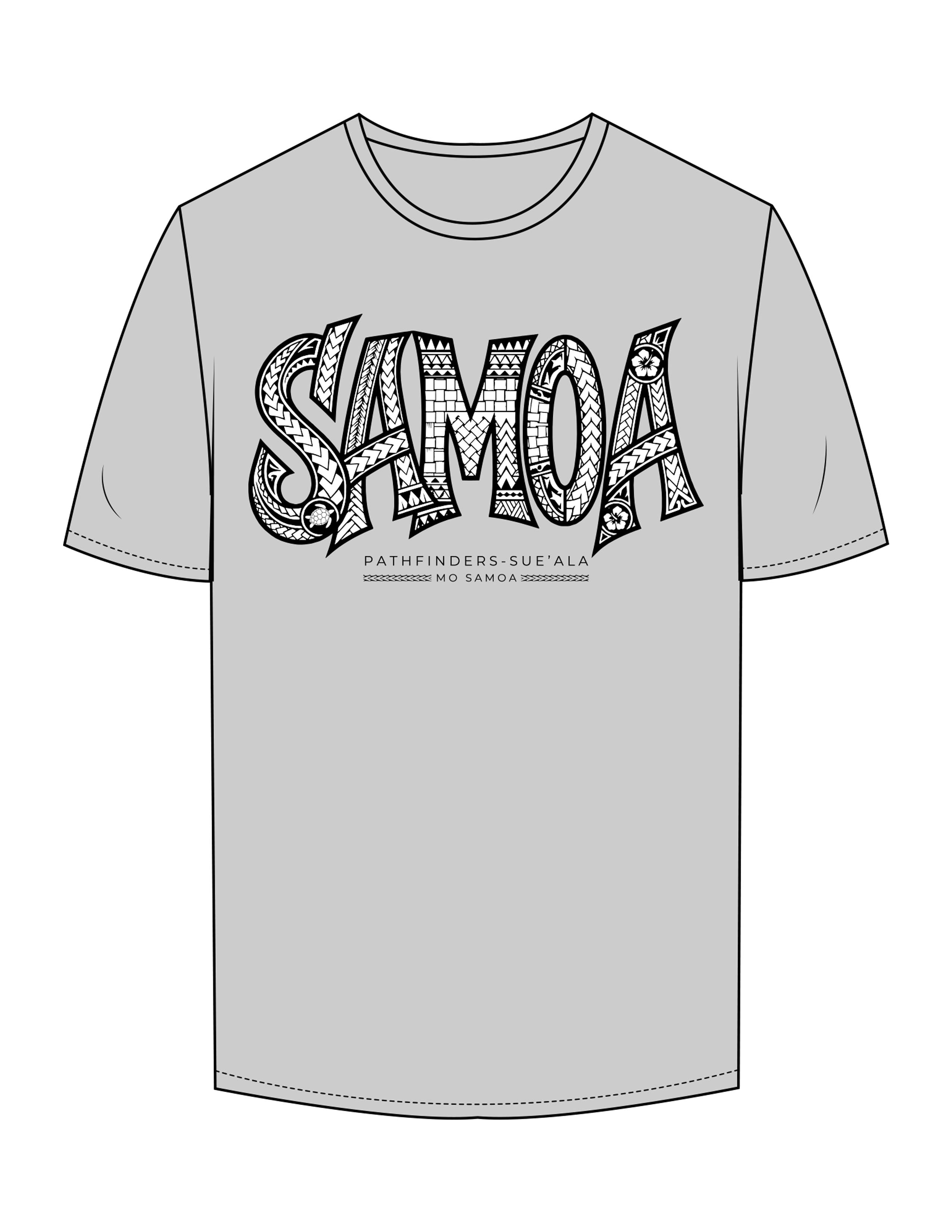The Mens Tee - Heather - Kava Cup - Center Chest Stacked - Printed - Full Color