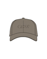 The Dad Hat - Olive - GlowPilates - Center Crown - Embroidered - Tone on Tone