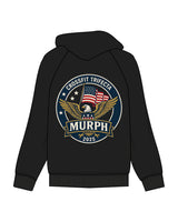 The Womens Hoodie - Black - Crossfit Trifecta - Left Chest & Center Back - Full Color