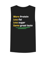 The Mens Tank - Black - MBC LA COSTA - Center Chest & Back 4 Stacks - Printed - Full Color