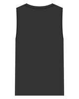 The Mens Heavyweight Tank - Washed Black - Heat Bootcamp - Chest Stacked - Printed - White