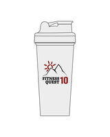 The Shaker Bottle - Clear - Fitness Quest 10 - Center Stacked - Full Colors