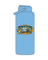 The Wide Mouth Water Bottle - Sky - Swamis Core - Center Body Image - Pritned - Full Color
