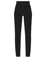 The Basic Legging - Black - Infinite Fitness - Back Center Waist - White