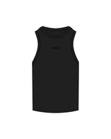 The Ribbed Full Length Tank - Black - Solo Pilates - Chest Center- Embroidered - Black