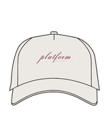 The Foam Trucker Hat - Bone - Platform - Top Crown - Embroidred - Full Color