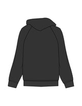 The Womens Zip Hoodie - Washed Black - SWS - Left Chest & Left Wrist - Printed - Full Color