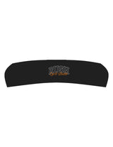 The Headband - Black - Rush Cycle Studio - Center Crown Stacked - Printed - Full Color