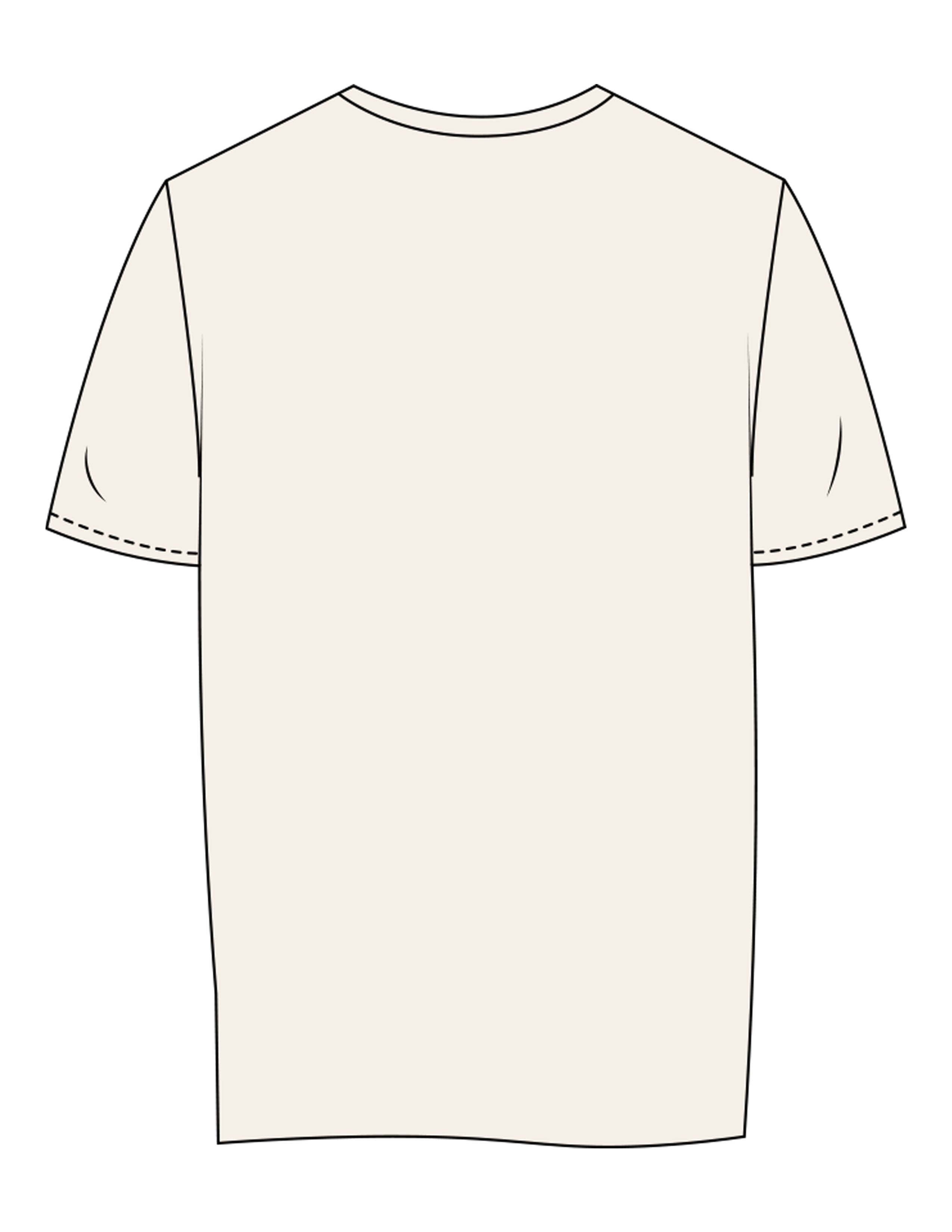 The Womens Tee - Off White - Facial Collective - Center Chest - Printed - Gray