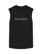 The Mens Classic Tank - Black - Top Right Collectibles - Center Chest - Printed - Full Color