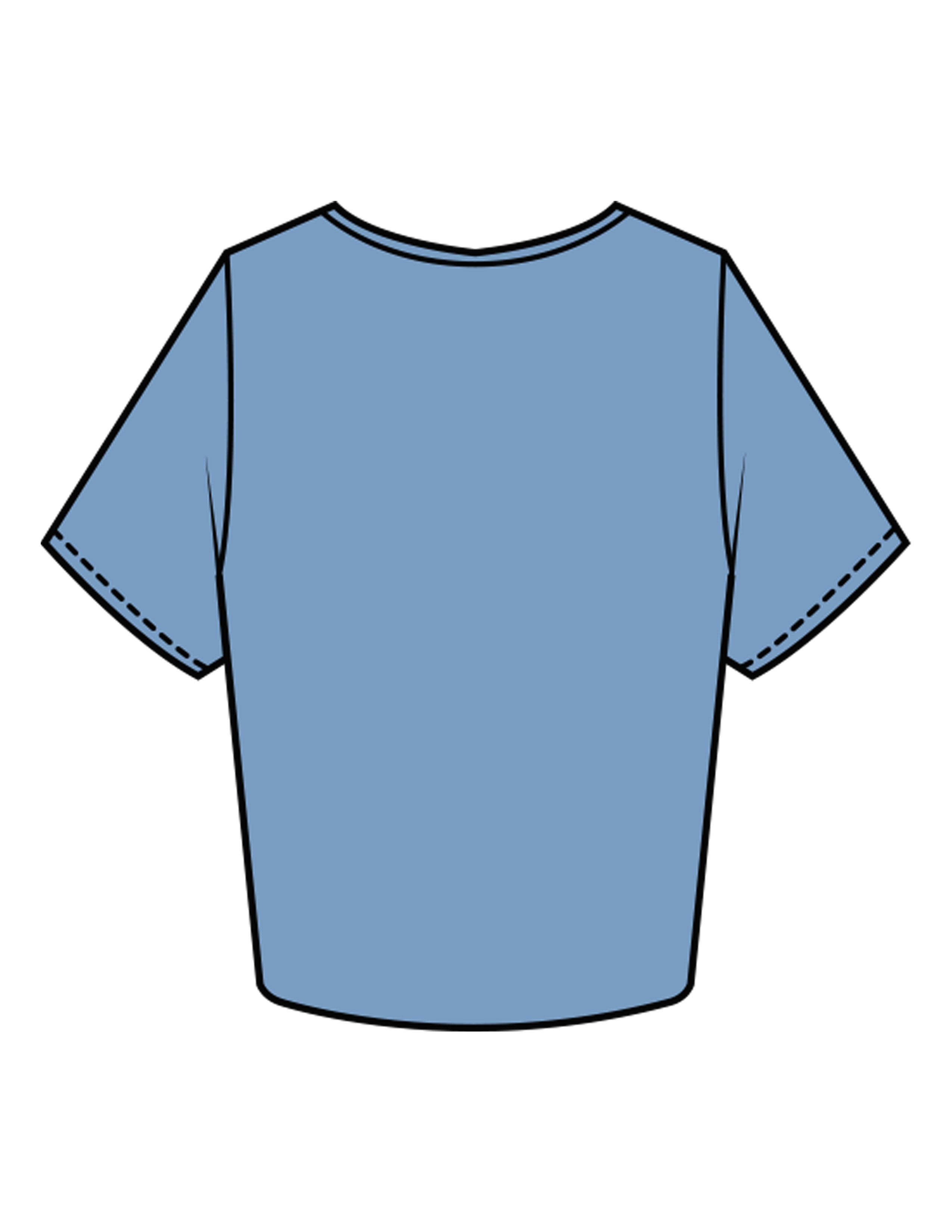 The Crop Tee - Carolina - Drench - Front Lower Left - Printed - Sherbert