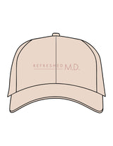 The Dad Hat - Stone - Refreshed MD - Center Crown - Embroidered - Pink