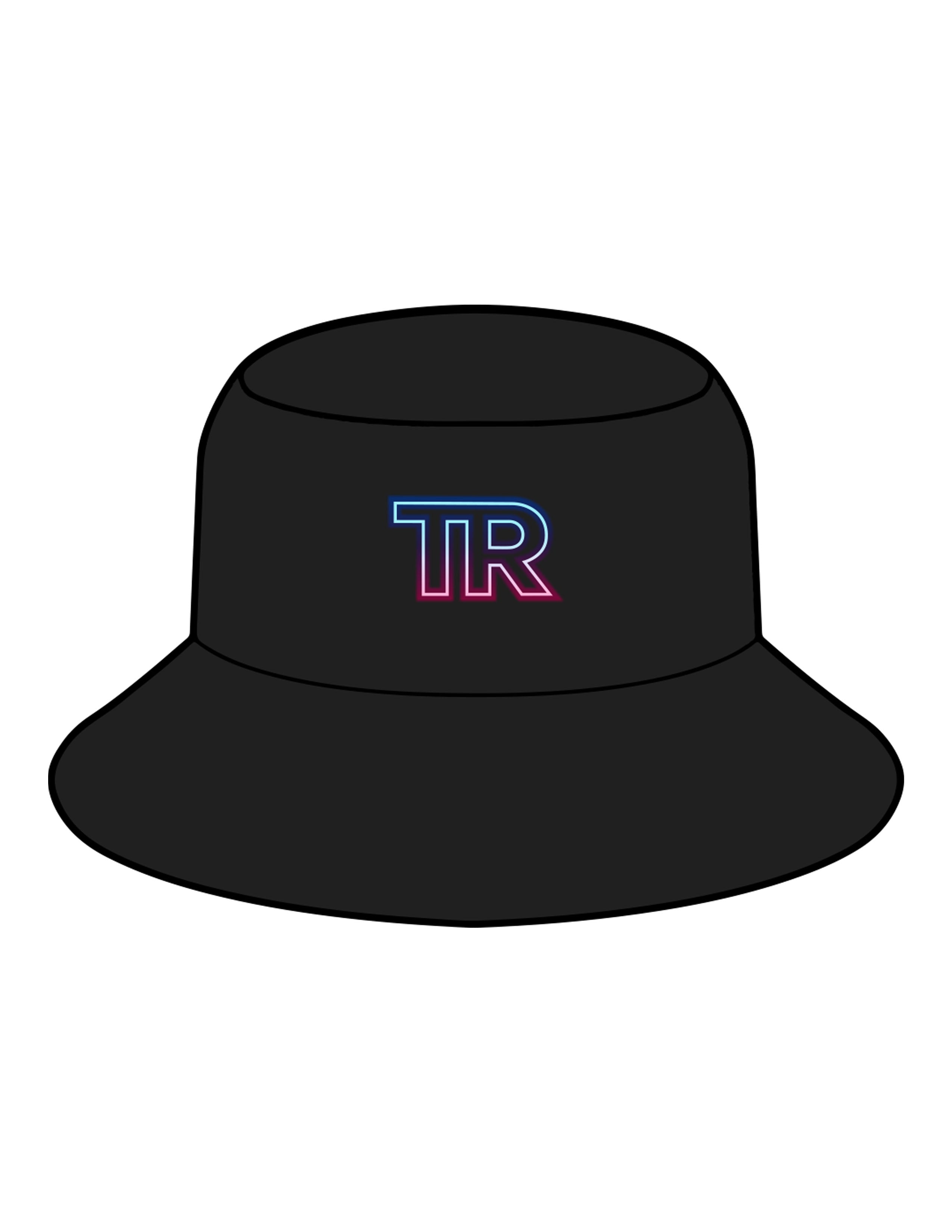 The Bucket Hat - Black - Top Right Collectibles - Center Crown - Printed - Full Color