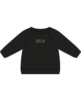 The Kids Crewneck - Black - BTLR - Center Chest - Printed - White