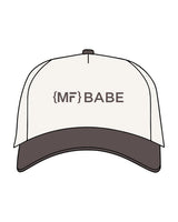 The Canvas Cap - Natural / Coal - Megafit House - Center Crown - Emberoidered - Coal