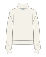 The Mens 1/4 Zip - Off White - East Coast Performace Running - Left Chest - Back Neckline - Printed - Full Color