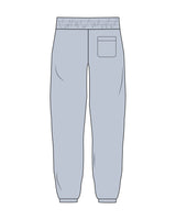 The Womens Sweatpants - Powder - Zenwise - Left Leg Pocket - Printed - White