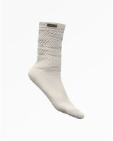 The Daily Pilates  Slouch Sock - Off White