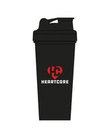 The Shaker Bottle - Black - HeartCore - Center - Printed - Full Color