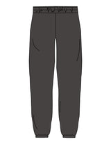 The Mens Sweatpants - Washed Black - BLISSMODE FITNESS - Left & Right Leg - Printed - Blue