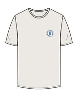 The Mens Tee - Bone - Recovery Lab - Left Chest & Back Stacked - Full Color