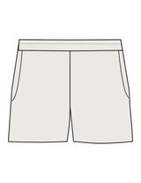 The Womens Sweat Shorts - Bone - Stowe Sweets - Back Pocket - Printed - Full Color