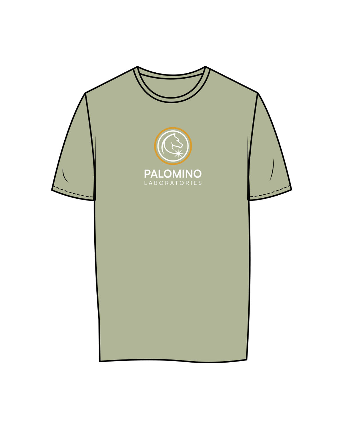 The Womens Tee - Pistachio - Palomino Labs - Center Chest & Center Back - Printed - Full Color