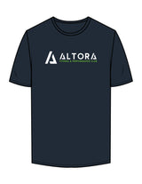 The Mens Tee - Navy - ALTORA - Center Chest & Back Stacked - Printed - Full Color
