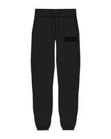 The Womens Classic Sweatpants - Black - Sizzle - Left Leg Pocket -  Black
