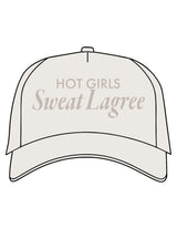 The Foam Trucker Hat - Bone - Hi Power - Center Crown Stacked - Printed - Tone on Tone