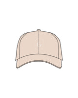 The Dad Hat - Stone - GlowPilates - Center Crown - Embroidered - White