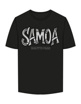The Mens Tee - Black - Kava Cup - Center Chest Stacked - Printed - Full Color