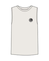 The Mens Tank - Bone - ZENERGY CYCLING - Left Chest & Back - Printed - Full Color