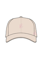 The Dad Hat - Stone - Botoxie - Center Crown, Bottom Left Front & Bottom Left Back- Embroidered - Pink