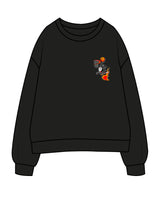 The Mens Crewneck - Black - SZN8 - Left Chest & Full Back - Full Color