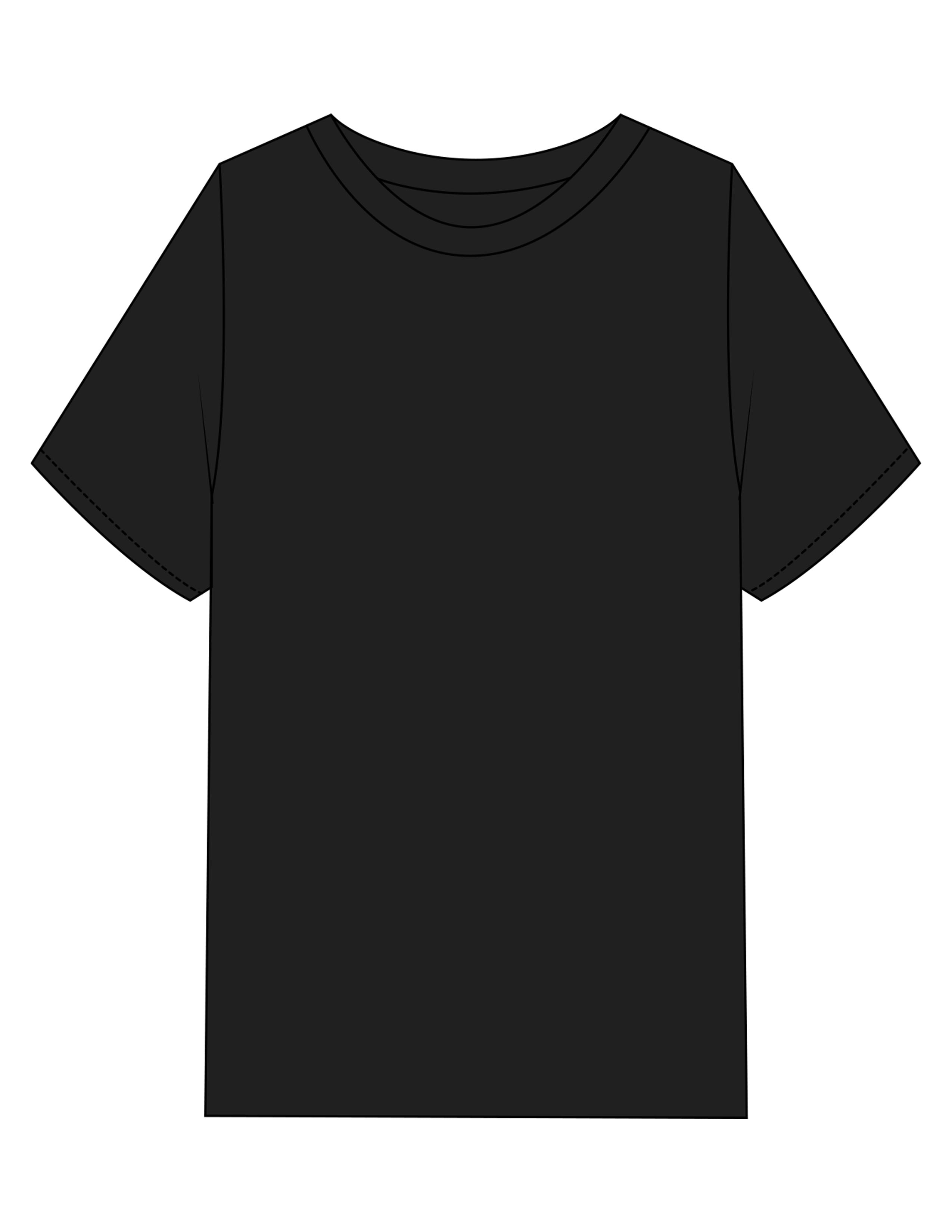 The Mens Heavyweight Tee - Black - Daybreak Church - Back Stacked - Printed - Dark Gray