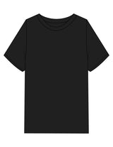 The Mens Heavyweight Tee - Black - Daybreak Church - Back Stacked - Printed - Dark Gray