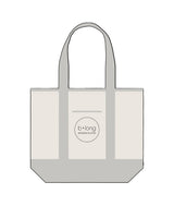 The Contrast Tote Bag - Natural / Natural - B Long Pilates - Center Stacked - Black