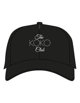 The Dad Hat - Black - KOKO Collection - Center Crown Stacked - EMB - White