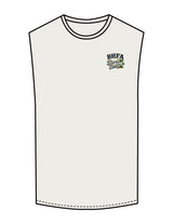The Muscle Tank - Off White - Beach Party 2026 - Left Chest & Back Image - Printed - Full Color
