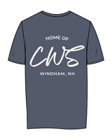 The Womens Tee - Petrol - C Wickson - Left Chest Round