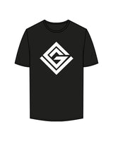 The Mens Tee - Black - Game Changer - Chest & Back - Printed - White